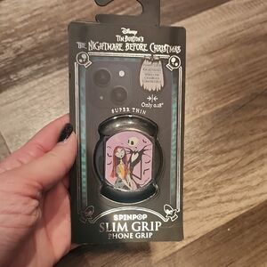Disney The Nightmare Before Christmas Phone Grip - Black and Pink